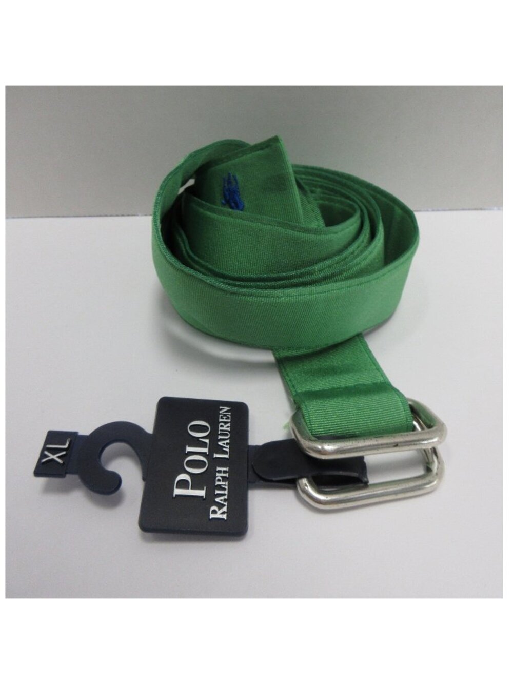VINTAGE Polo Ralph Lauren Belt XL Grosgrain Webbing D Ring Pony USA